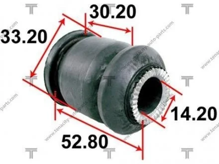 Сайлентблок важеля toyota yaris 05-13 TENACITY AAMTO1108 (фото 1)