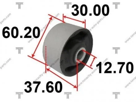 Сайлентблок важеля mitsubishi outlander 03-06 TENACITY ADMMI1001 (фото 1)