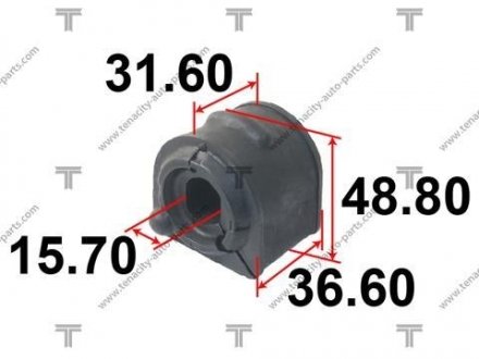 Втулка стабілізатора mazda mazda 3 03-09 TENACITY ASBMA1017