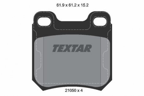 Колодки тормозные TEXTAR 2105002