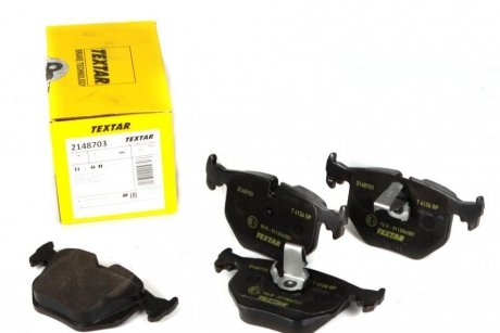 Комплект колодок тормозных дисковых тормозов TEXTAR 2148703 (фото 1)