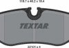 Комплект колодок тормозных дисковых тормозов TEXTAR 2210101 (фото 2)