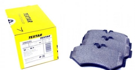 Комплект колодок тормозных дисковых тормозов (4шт) TEXTAR 2302101