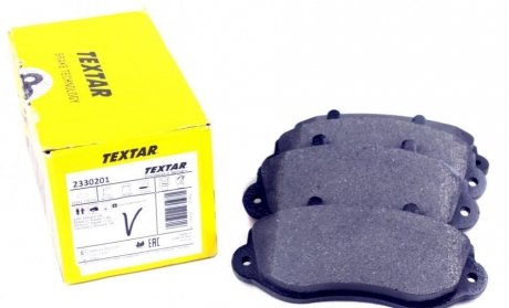Комплект колодок тормозных дисковых тормозов TEXTAR 2330201