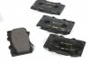 Комплект колодок тормозных дисковых тормозов (4шт) TEXTAR 2352402 (фото 2)