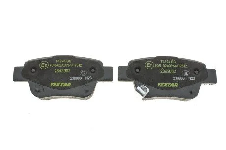 Колодки тормозные TEXTAR 2362002