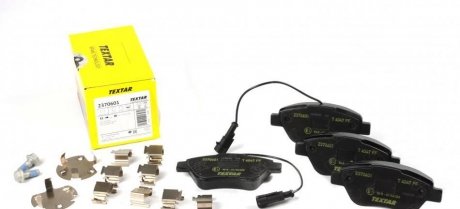 Комплект колодок тормозных дисковых тормозов TEXTAR 2370601 (фото 1)