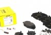 Комплект колодок тормозных дисковых тормозов (4шт) TEXTAR 2374303 (фото 1)