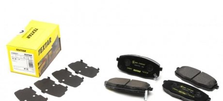 Комплект колодок тормозных дисковых тормозов (4шт) TEXTAR 2396601 (фото 1)