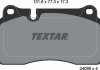 Комплект колодок гальмівних дискових гальм TEXTAR 2409801 (фото 2)