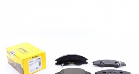 Комплект колодок гальмівних дискових гальм (4шт) TEXTAR 2421801