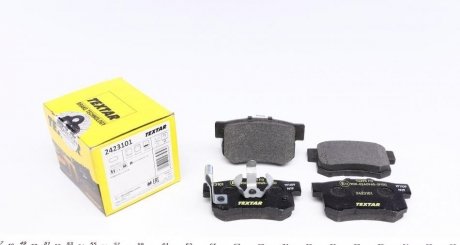 Комплект колодок тормозных дисковых тормозов (4шт) TEXTAR 2423101 (фото 1)
