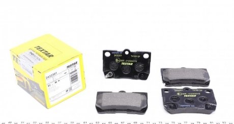 Комплект колодок тормозных дисковых тормозов TEXTAR 2432301 (фото 1)
