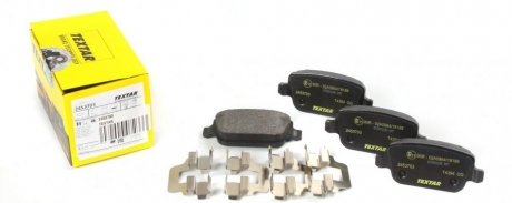 Комплект колодок гальмівних дискових гальм (4шт) TEXTAR 2453703