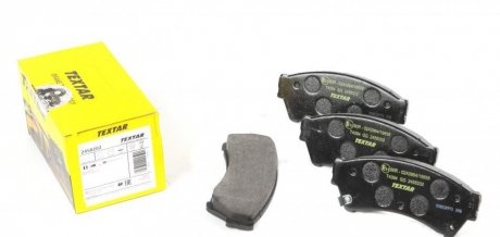 Комплект колодок тормозных дисковых тормозов (4шт) TEXTAR 2458202 (фото 1)