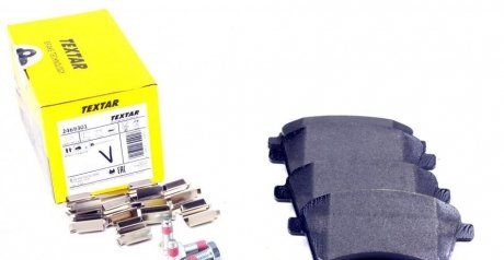 Комплект колодок тормозных дисковых тормозов TEXTAR 2469301 (фото 1)