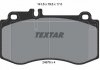 Комплект колодок тормозных дисковых тормозов (4шт) TEXTAR 2497601 (фото 2)
