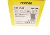 Комплект колодок тормозных дисковых тормозов (4шт) TEXTAR 2521502 (фото 7)