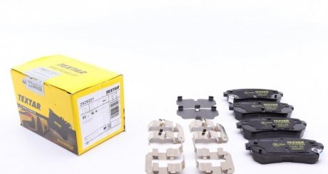 Комплект колодок тормозных дисковых тормозов TEXTAR 2529201