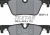 Комплект колодок гальмівних дискових гальм TEXTAR 2530701 (фото 2)