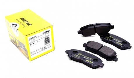 Комплект колодок тормозных дисковых тормозов (4шт) TEXTAR 2548101