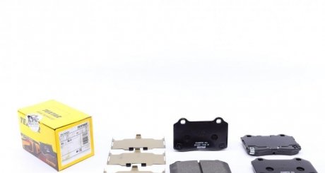 Комплект колодок тормозных дисковых тормозов (4шт) TEXTAR 2574301 (фото 1)