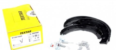 Комплект колодок тормозных барабанных тормозов (колодка - 4шт), TEXTAR 91061900 (фото 1)