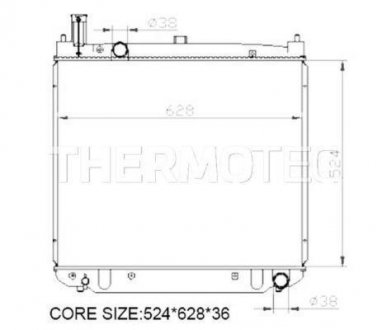 Радиатор THERMOTEC D72017TT