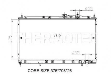 Радіатор THERMOTEC D75002TT