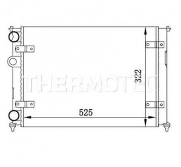 Радиатор THERMOTEC D7W029TT