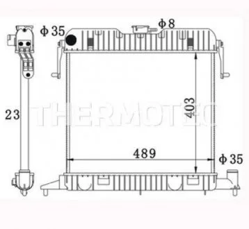 Радиатор THERMOTEC D7X036TT