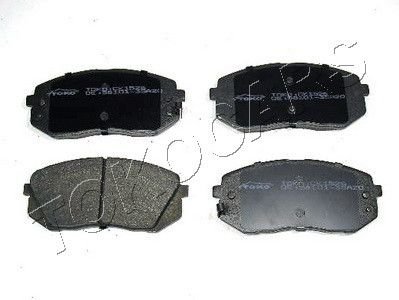 Колодки тормозные дисковые {с пластинами, перед.} Toko T2103026