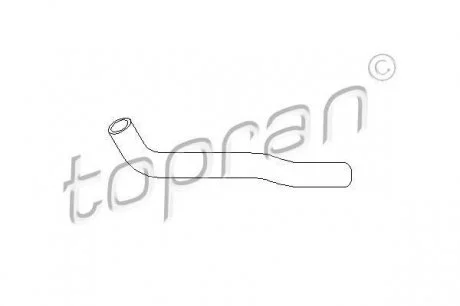 Патрубок водяний насос-блок VW Golf, Jetta, Passat, Audi 80 D 1.5-1.6 76- TOPRAN / HANS PRIES 101 452