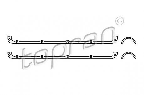 Комплект прокладок TOPRAN / HANS PRIES 101526