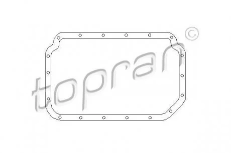 Прокладка, масляный поддон TOPRAN / HANS PRIES 101594