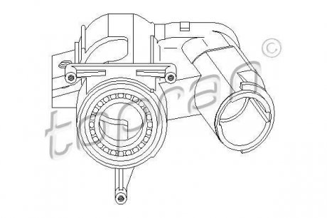 Замок вала рулевого колеса TOPRAN / HANS PRIES 102413