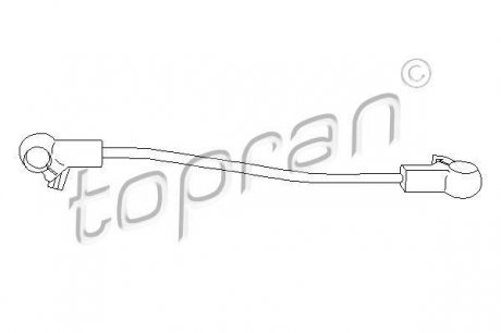 Шток вилки перемикання передач TOPRAN / HANS PRIES 102846