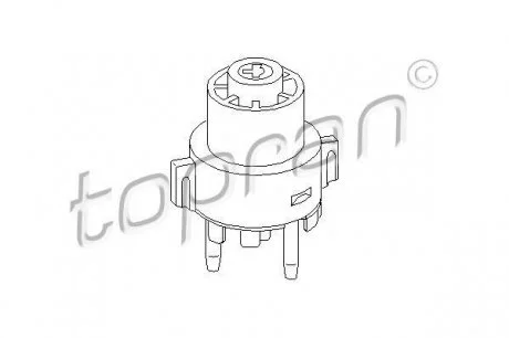 Замок запалювання VW Passat,Audi 80,100,A4,A6 1.6-2.8 86-97 TOPRAN / HANS PRIES 103 768