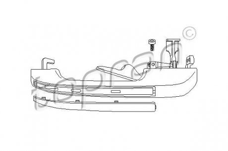 Ручка двери TOPRAN / HANS PRIES 104178