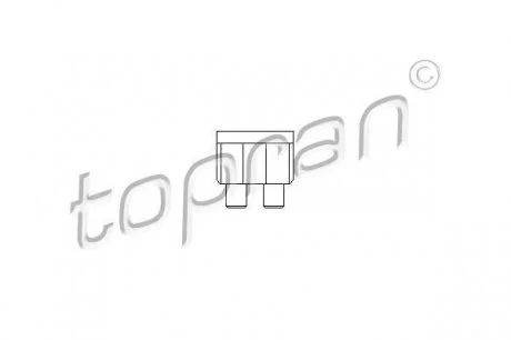 Предохранитель 25А плоский белый TOPRAN / HANS PRIES 104 484 (фото 1)