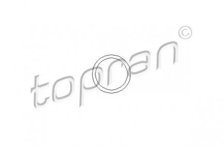 Уплотнительное кольцо под тройник VW TOPRAN / HANS PRIES 104 505 (фото 1)