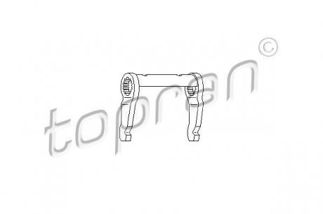 Поворотна вилка, система зчеплення TOPRAN / HANS PRIES 107293