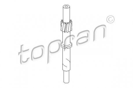 Тросик спидометра TOPRAN / HANS PRIES 107401 (фото 1)