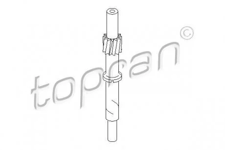Трос спідометра TOPRAN / HANS PRIES 107401