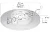 HP VW Диск тормозной задний T4 97- 107 692