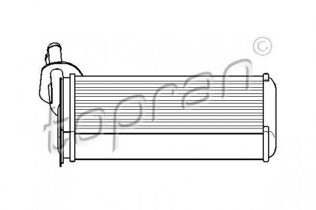 Теплообменник (отопление салона) TOPRAN / HANS PRIES 108614 (фото 1)