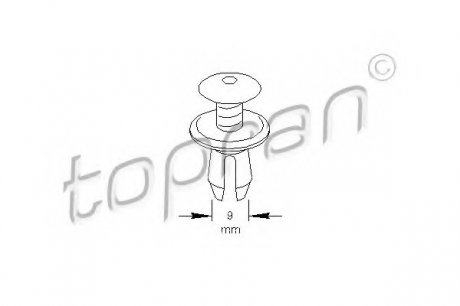 Кліп 1YX TOPRAN / HANS PRIES 108802 (фото 1)