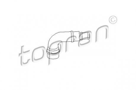 Шланг, вентиляція картера TOPRAN / HANS PRIES 111158 (фото 1)