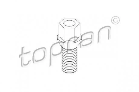 Колісний болт M14x1.5x48 VW/Audi TOPRAN / HANS PRIES 111477