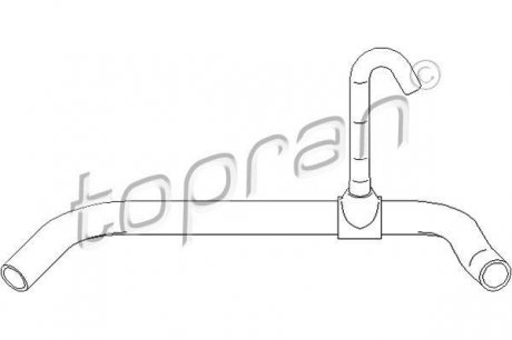 Шланг радиатора TOPRAN / HANS PRIES 111799
